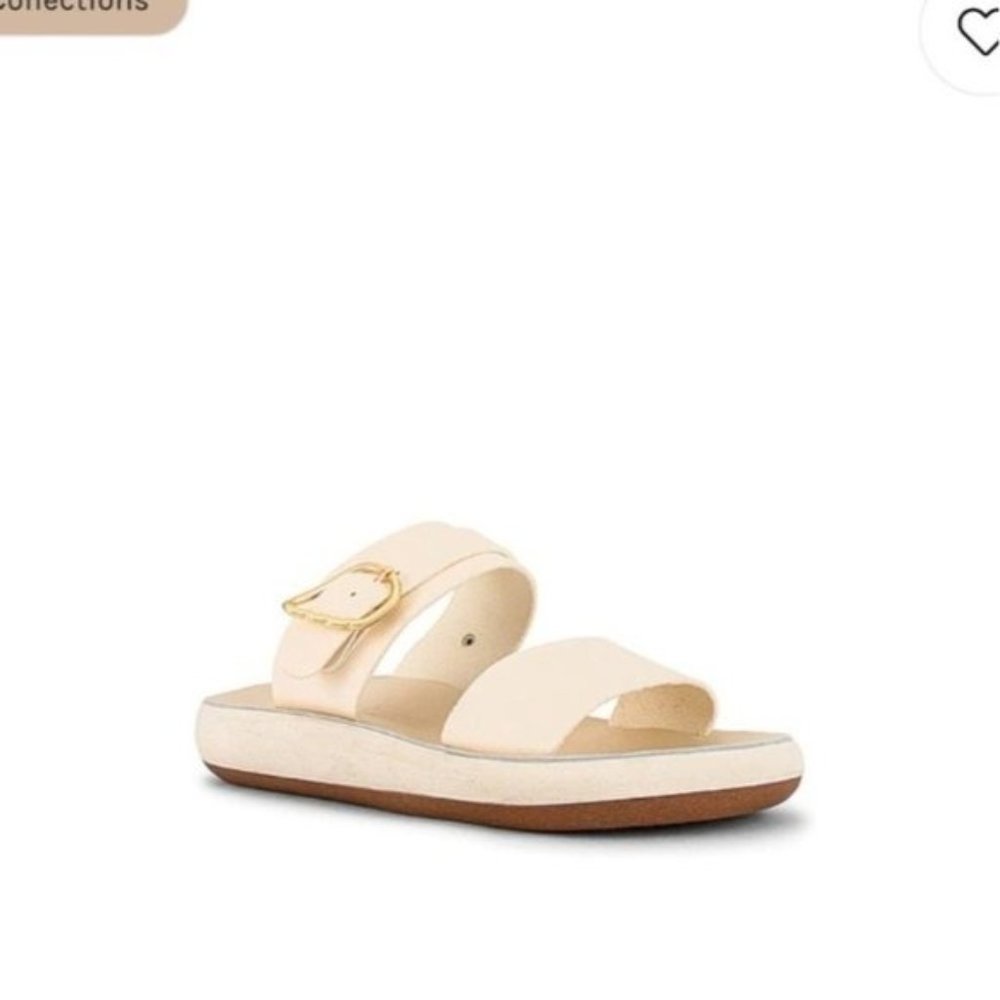 Ancient Greek Sandals Preveza Comfort Sandal in Off White